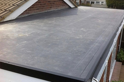 Flat Roof installation complete.