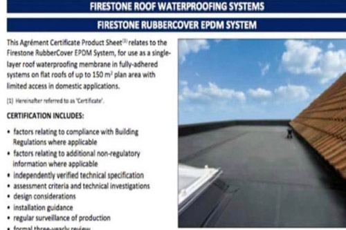 Firestone Flat Roof product information