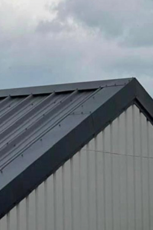 Metal Roofing used in an industrial setting